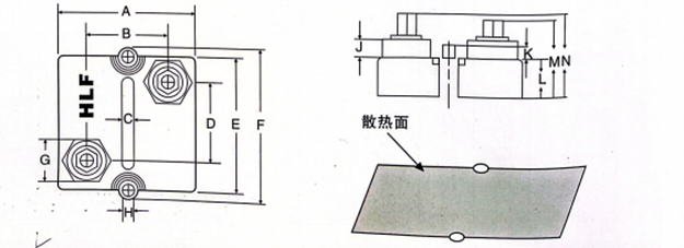 High-Power Non-Inductive Module Resistor HPK400Type secondary